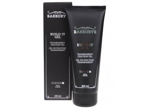 BARBURYS Build It Gel 200ml - extra silný fixační gel na vlasy