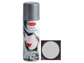 GOOD MARK Silver Barevný lak na vlasy 125ml - Barva na vlasy ve spreji - stříbrná