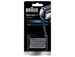 BRAUN Series 7-70S CombiPack Silver - náhradní planžeta pro strojky Braun Series 7 - stříbrná