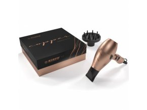 KIEPE Professional COPPER 2400W - profesionální fén na vlasy s difuzérem - měděný