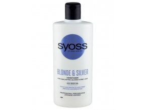 SYOSS Professional Blonde And Silver Conditioner 440ml - pro melírované, bílé a šedivé vlasy
