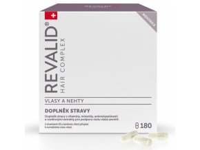 REVALID Hair Complex 180 kapslí - vitamíny pro podporu růstu vlasů