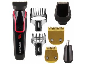 SENCOR SHP 6201RD Men´s Electric Clipper Set - pánský zastřihovač 6 nástavců