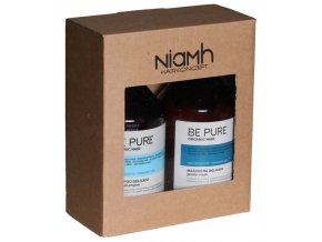 NIAMH Be Pure SET Gentle Shampoo 500ml + Gentle Mask 500ml - péče všechny typy vlasů