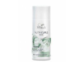 WELLA Nutricurls Waves Shampoo Lightweigh 50ml - šampon pro vlnité vlasy bez sulfátů