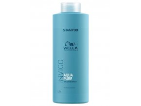 WELLA Invigo Aqua Pure Purifying Shampoo 1000ml - čistící šampon s extraktem z lotosu