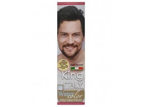 KLÉRAL King Italy Water Color DARK BROWN - tmavě hnědá barva na vlasy pro muže