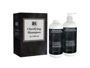 BRAZIL KERATIN Clarifying Shampoo čistící šampon před aplikací brazilského keratinu 2x550ml