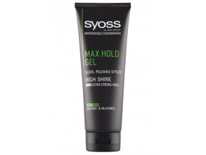 SYOSS Professional MAX HOLD Gel 48h - pro extra silnou fixaci vlasů 250ml