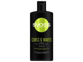 SYOSS Professional Curls And Waves Shampoo 440ml - šampon pro vlnité a kudrnaté vlasy