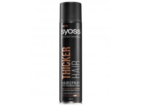 SYOSS Professional Thicker Hair Spray 300ml - lak pro hustotu vlasů 48h extra silný