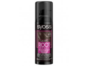 SYOSS Root Retouch BLACK 120ml - tónovací barva na odrosty ve spreji - černá