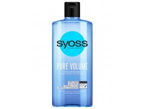 SYOSS Professional Pure Volume Shampoo 440ml - objemový micelární šampon bez silikonů