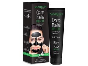 MARION Face Black Mask Peel-Off Detox 25g - odlupovací pleťová maska