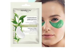 MARION Face Hydrogelové oční pásky s kyselinou Hyaluronovou a zeleným čajem - 2ks
