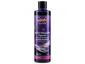 RONNEY Anti-Yellow Silver Power Shampoo 300ml - šampon na melírované a blond vlasy