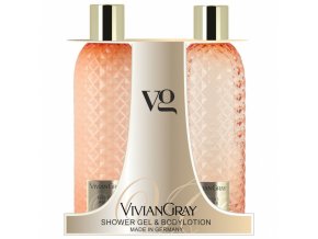 VIVIAN GRAY NEROLI AMBER Shower Gel + Body Lotion 2x300ml - sprchový gel + tělové mléko