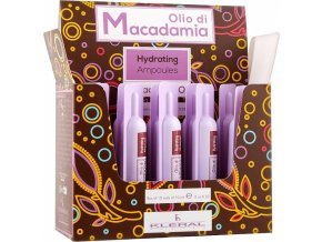 KLÉRAL Olio Di Macadamia 10x10ml - ampulky pro regeneraci suchých vlasů