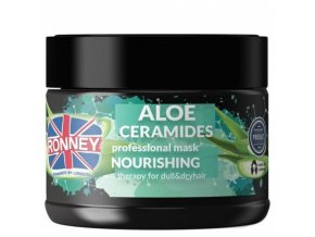 RONNEY Aloe Ceramides Mask 300ml - maska pro matné a suché vlasy