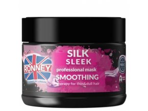 RONNEY Silk Sleek Mask 300ml - maska pro suché a tenké vlasy