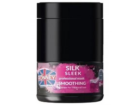 RONNEY Silk Sleek Mask 1000ml - maska pro suché a tenké vlasy