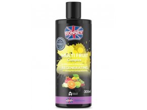 RONNEY Multifruit Complex Shampoo 300ml - regenerační šampon na suché vlasy