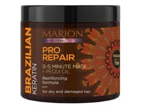 MARION Professional Brazilian Keratin Pro Repair Mask 250ml - maska pro poškozené vlasy