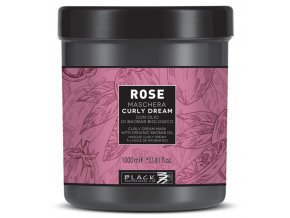 BLACK Rose Maschera Curly Dream 1000ml - maska pro vlnité nebo kudrnaté vlasy