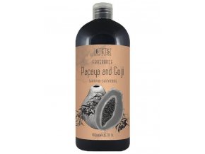 BES Fragrance Papaya And Goji Shampoo 1000ml - vlasový šampon s vůní Papaya a Goji