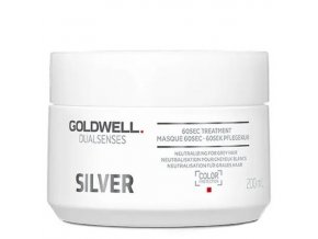 GOLDWELL Dualsenses Silver 60sec Treatment 200ml - maska proti žlutým tónům blond vlasů
