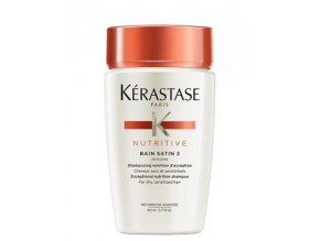 KÉRASTASE Nutritive Bain Satin 2 Irisome 80ml - šampon pro suché, jemné a citlivé vlasy