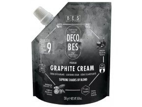 BES Decobes Graphite Cream 9 Gentle 250g - prémiový krémový melír s Babassu olejem