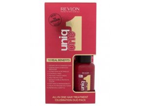 REVLON Uniq One All In One Hair Treatment Celebration DUO PACK 150ml + 50ml - vlasová kúra