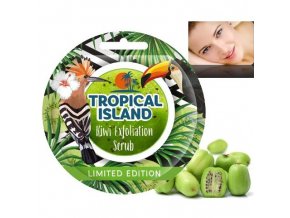 MARION Face Tropical Island Kiwi Exfoliation Scrub 10g - peelingový pleťový gel