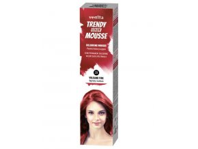 VENITA Trendy Color Mousse 31 VOLCANO FIRE - barevné pěnové tužidlo 75ml - červené