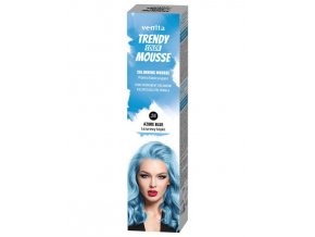 VENITA Trendy Color Mousse 35 AZURE BLUE - barevné pěnové tužidlo 75ml - azurové