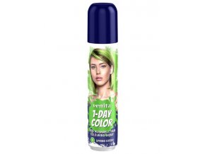 VENITA 1-DAY Colouring Spray 3 SPRING GREEN - barevný sprej na vlasy 50ml - zelený