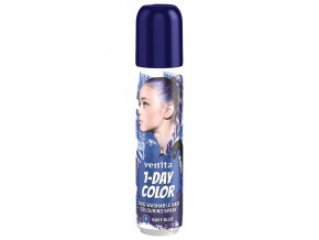 VENITA 1-DAY Colouring Spray 5 NAVY BLUE - barevný sprej na vlasy 50ml - tmavě modrý