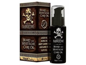 BARBERTIME Beard And Mustache Care Oil 75ml - olej na vousy a knír