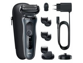 BRAUN Series 6-61 N4500cs Black SensoFlex - pánský holící strojek