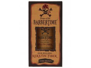 Barbertime Hair Building Keratin Fiber 21g dark brown 1