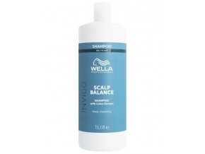 WELLA Invigo Scalp Balance Deep Cleansing Shampoo 1000ml - čistící šampon na mastnou pokožku