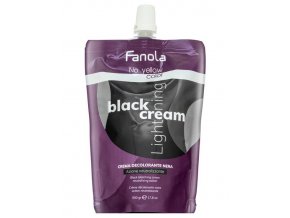 FANOLA No Yellow Black Lightening Cream 500g - šedý odbarvovací krém s anti-žlutým účinkem