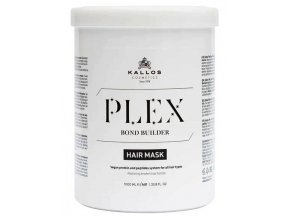 KALLOS Plex Bond Builder Hair Mask 1000ml - maska pro obnovu poškozených vlasů