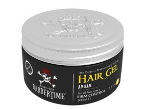 BARBERTIME Hair Gel Argan 300ml - velmi silně tužící stylingový gel s Arganem