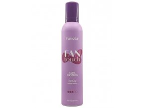 FANOLA Fan Touch Curl Passion Mousse 300ml - pěnové tužídlo pro podporu vln