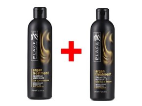 BLACK Argan Treatment Shampoo AKCE 2x 250ml - arganový regenerační šampon
