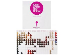 KALLOS KJMN Vzorník barev na vlasy Kallos Cream Hair Colour - ve tvrdých deskách