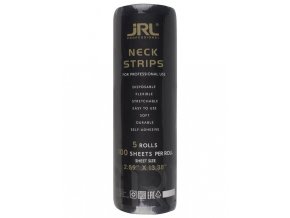 JRL Professional Neck Strips Black - ochranné krepové límce - 5x100 útržků - černé