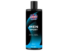 RONNEY Men Sport 2in1 Gel 300ml - Osvěžující šampon a sprchový gel pro muže